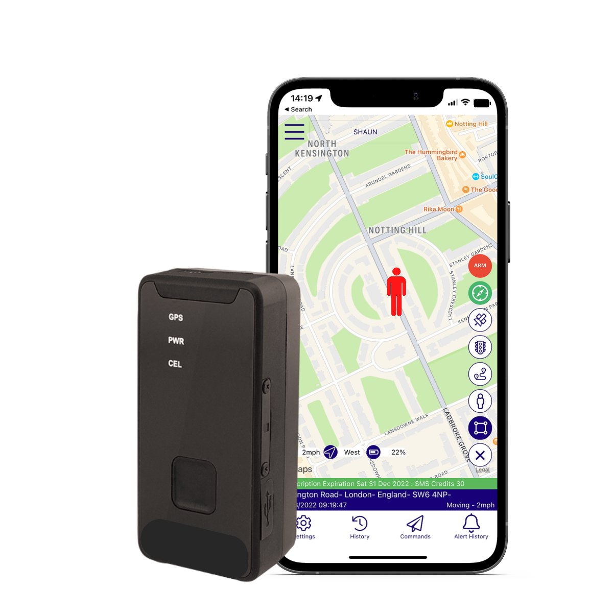 Pro Pod 6 Small Personal GPS Tracker Trackershop UK