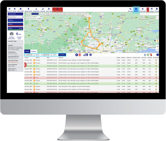 OUR NEW GPS TRACKER MAPPING PANEL - Trackershop