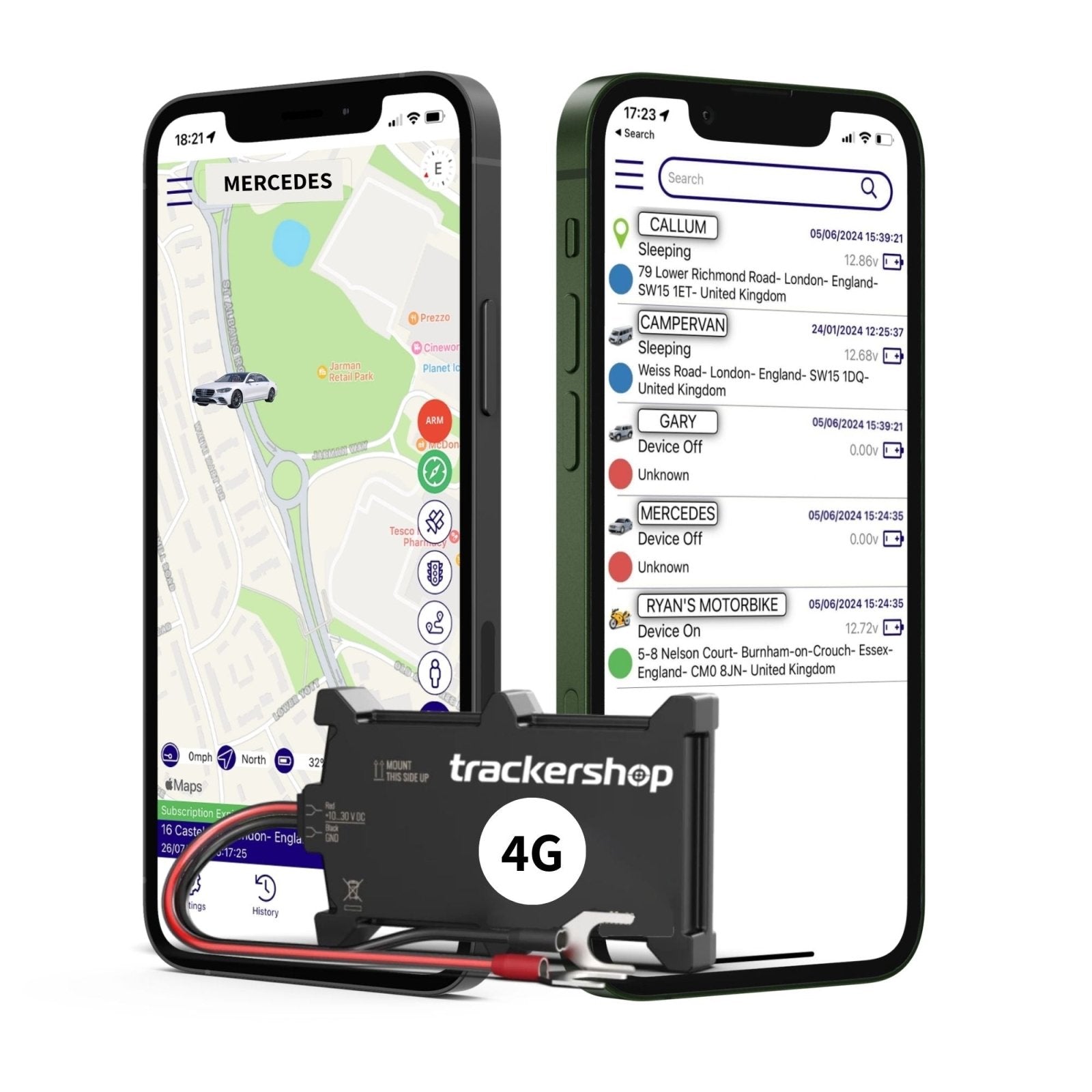 4G TS10 Hardwired Vehicle Tracker - Trackershop