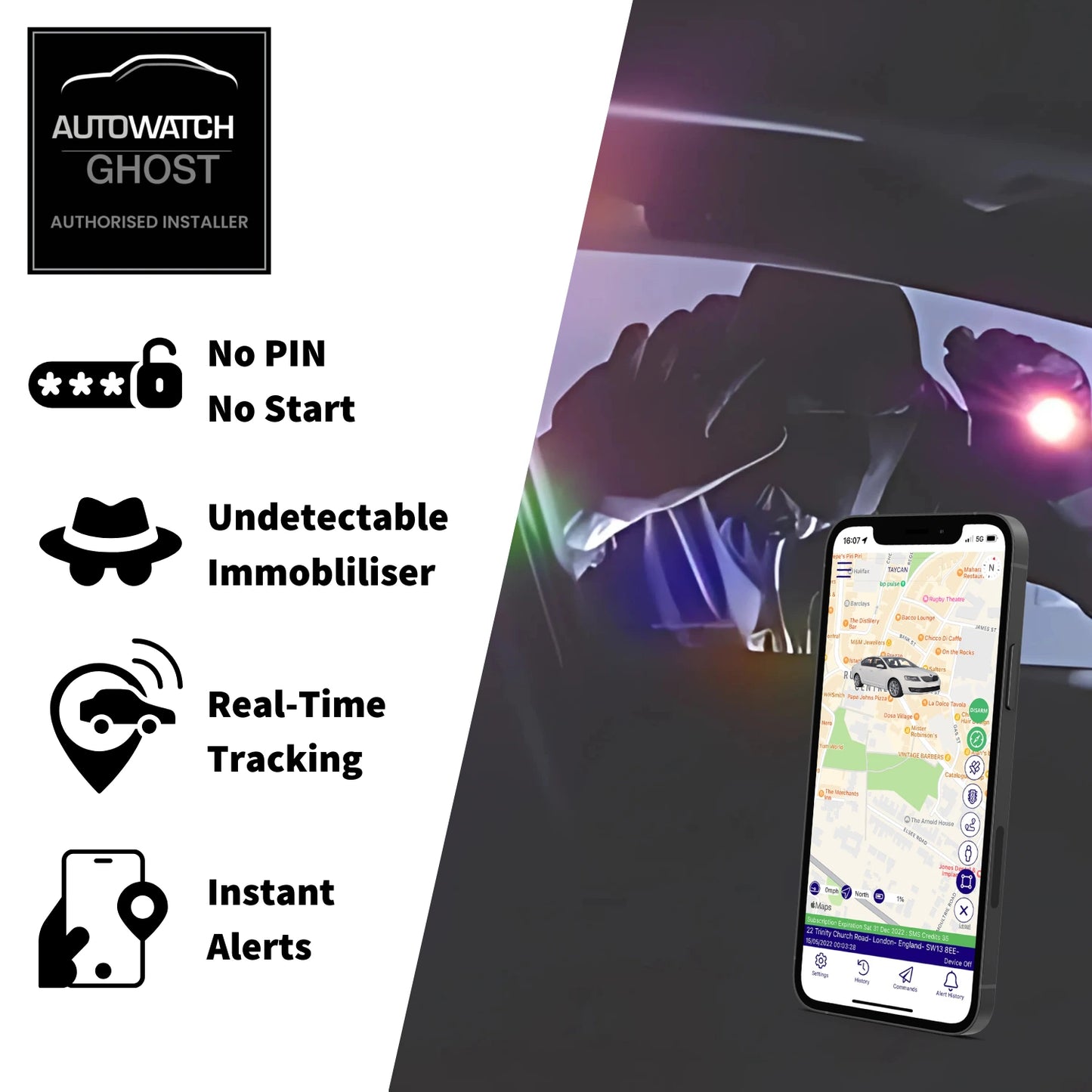 Ghost Immobiliser + GPS Security Tracker