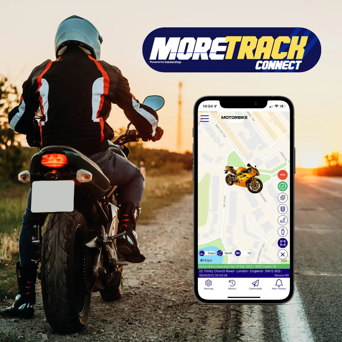 MoreTrack Motorcycle Vehicle Tracker