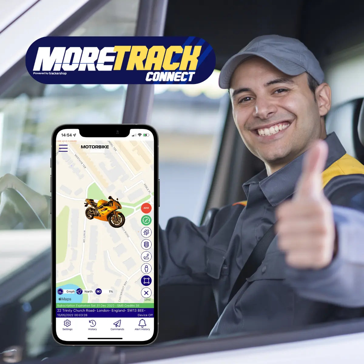 MoreTrack Motorcycle Vehicle Tracker