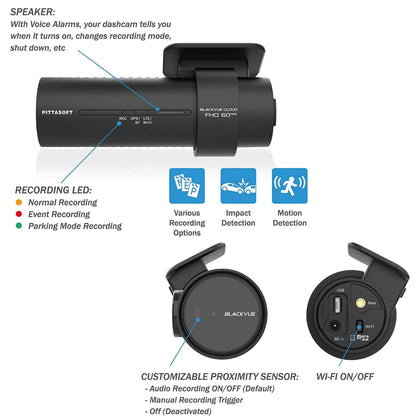 BlackVue DR770X - 2CH Dash Cam (With GPS And Wi - Fi) - Trackershop