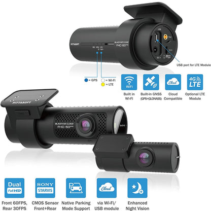 BlackVue DR770X - 2CH Dash Cam (With GPS And Wi - Fi) - Trackershop