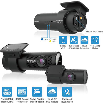 BlackVue DR770X-2CH Dash Cam (With GPS And Wi-Fi)