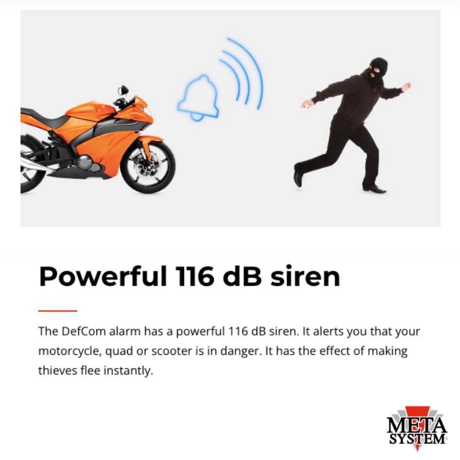 Meta system motorcycle alarm online