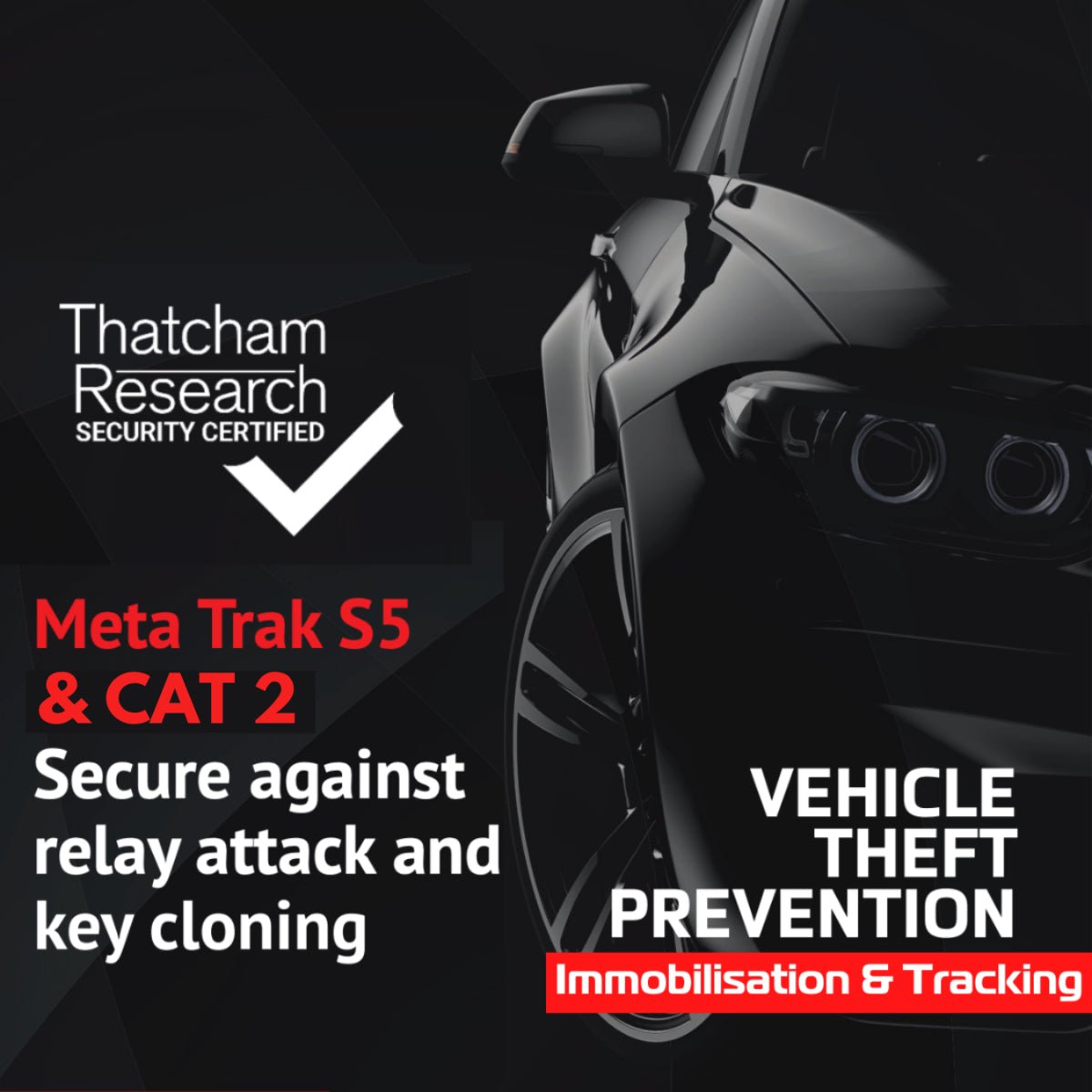 Meta S5 Tracker & CAT 2 Immobiliser - Trackershop