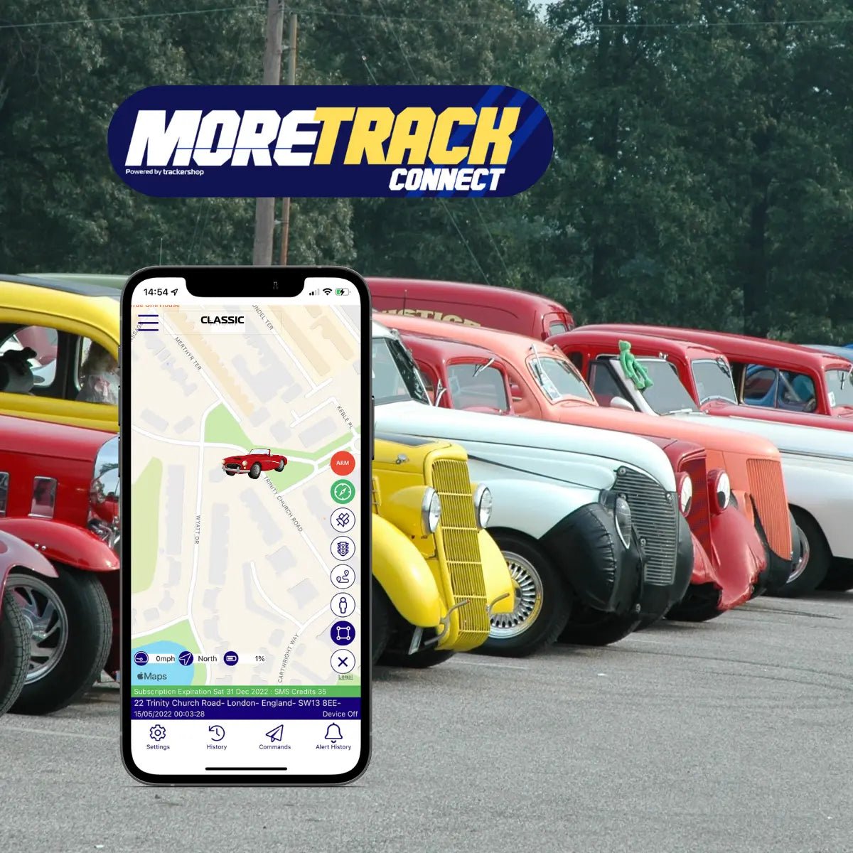 MoreTrack Classic Car Vehicle Tracker - Trackershop