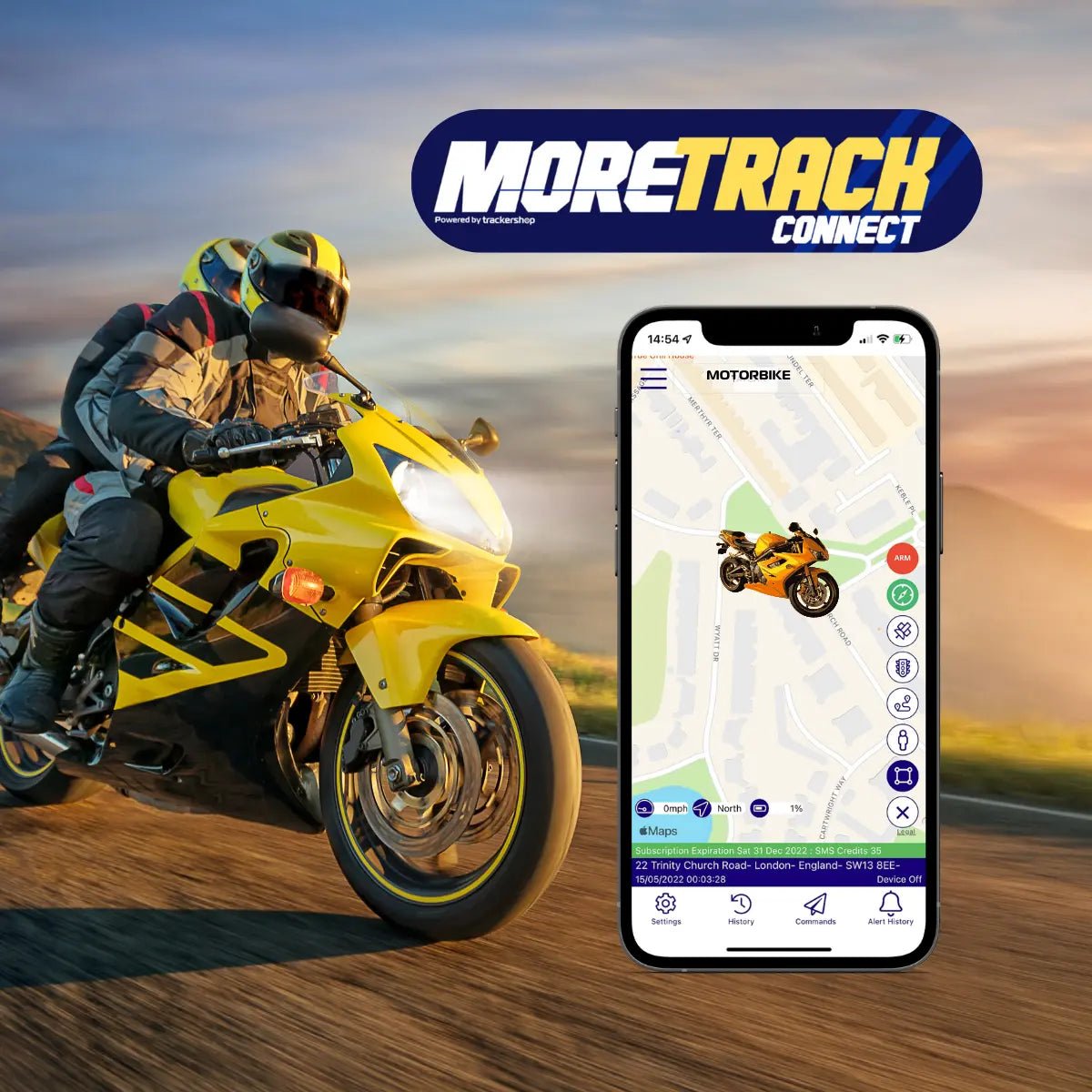 MoreTrack Motorcycle Vehicle Tracker - Trackershop