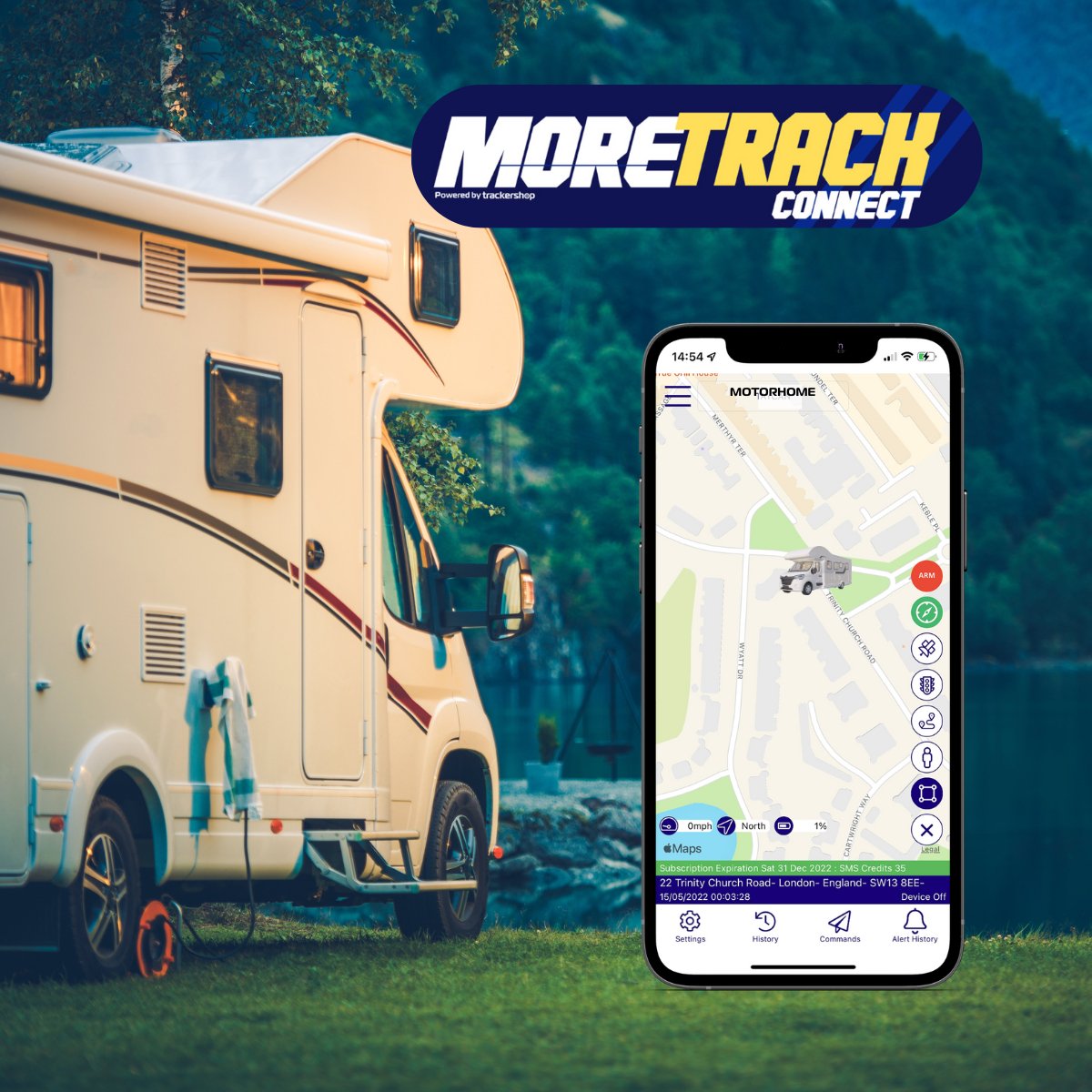 MoreTrack Motorhome Vehicle Tracker - Trackershop