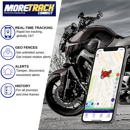 MoreTrack Motorcycle Vehicle Tracker