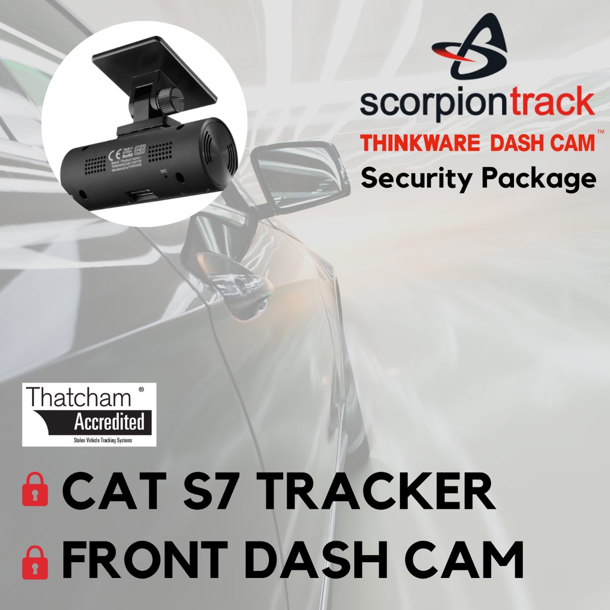 S5 Tracker & Ghost Immobiliser w/ Dash Cam - Trackershop