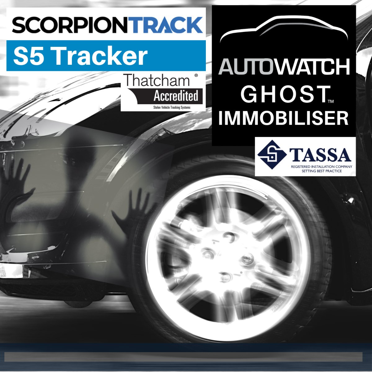 Scorpion S5 Tracker & Ghost 2 Immobiliser - Trackershop