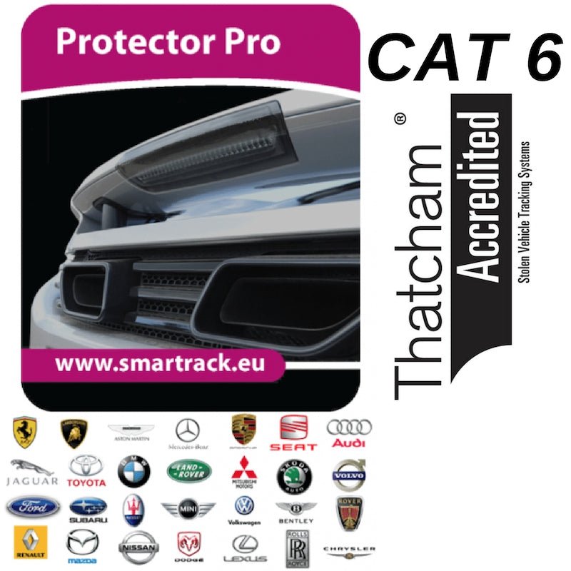 SmarTrack Protector Pro. Thatcham CAT 6 Car Tracker - Trackershop