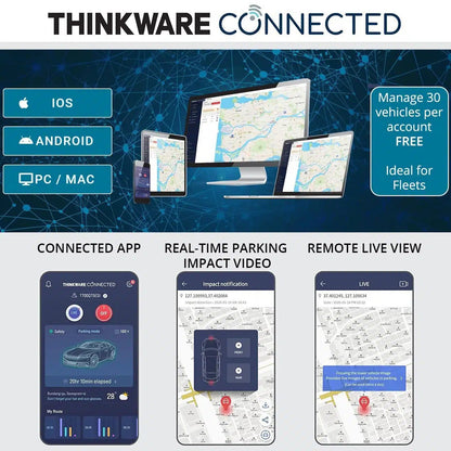 Thinkware T700 LTE 4G Front Facing Dash Cam - Trackershop