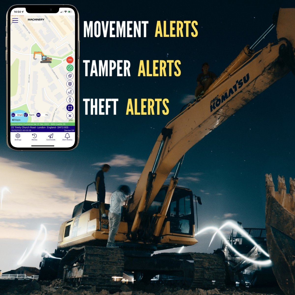 TS10: Plant Machinery GPS Tracker - Trackershop