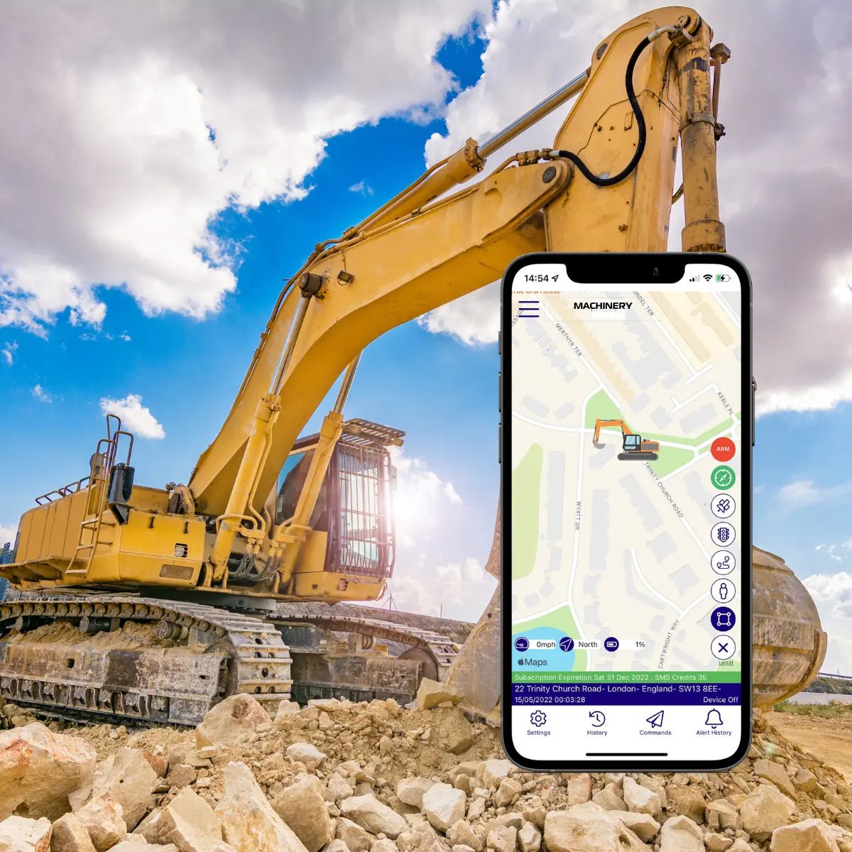 TS10: Plant Machinery GPS Tracker - Trackershop